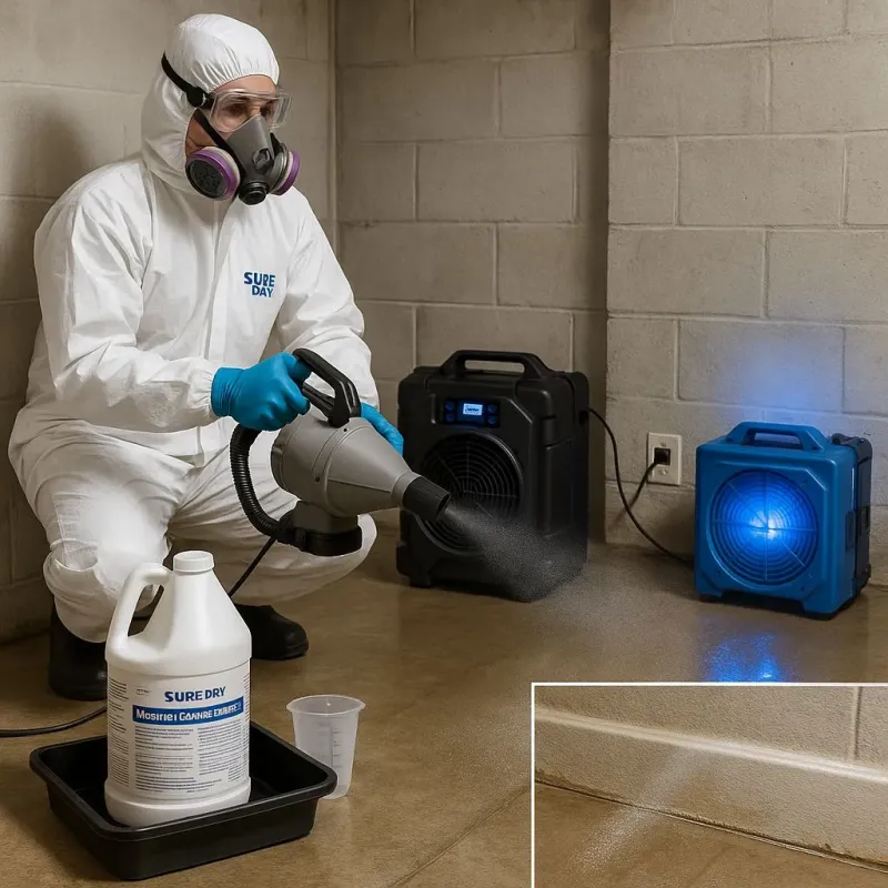 Sanitization and Odor Removal process in North Muskegon, MI